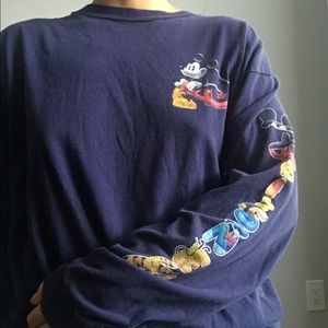 Vintage Disney Blue Long Sleeve